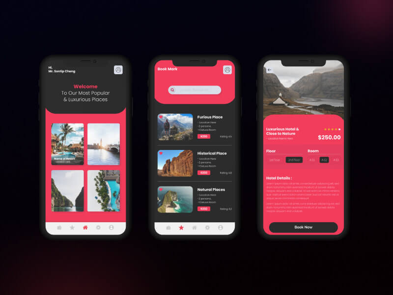 Mobile app landing design &
                                            Services